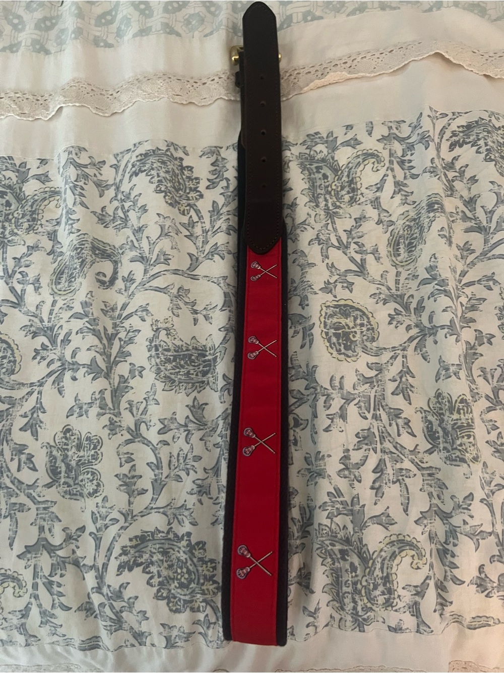 Vineyard Vines Size 34 Lacrosse Themed Belt Men’s